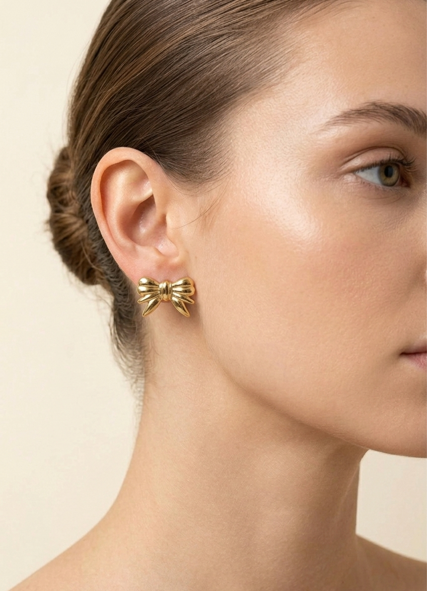 Mini Luxe Bow Earrings