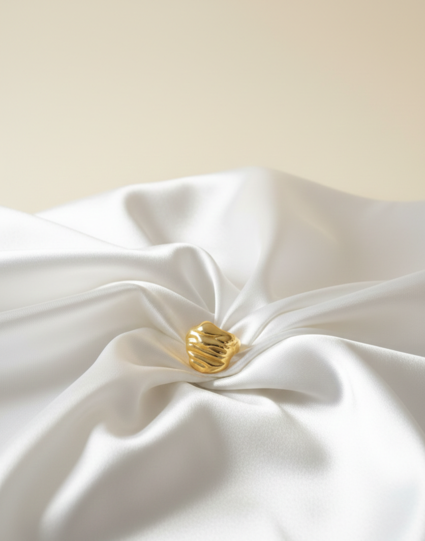 Golden Wave Ring