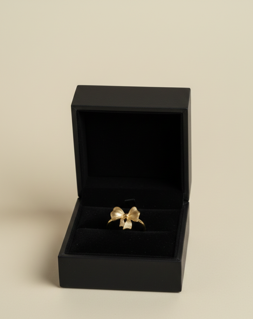 Golden Bow Ring