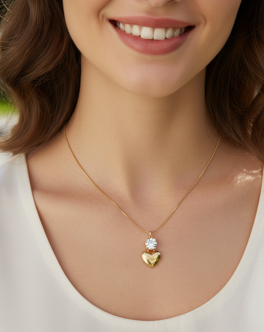 Timeless Heart Neaclace