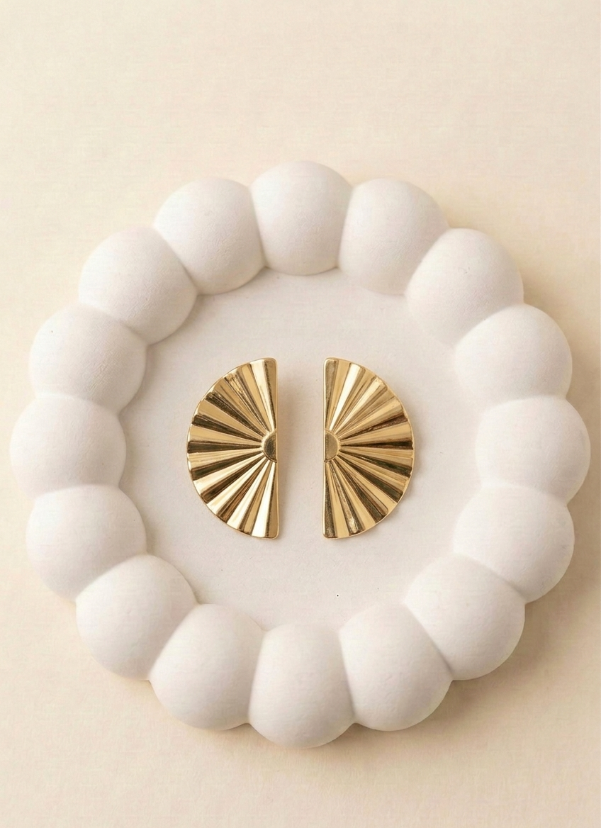 Golden Edge Earrings