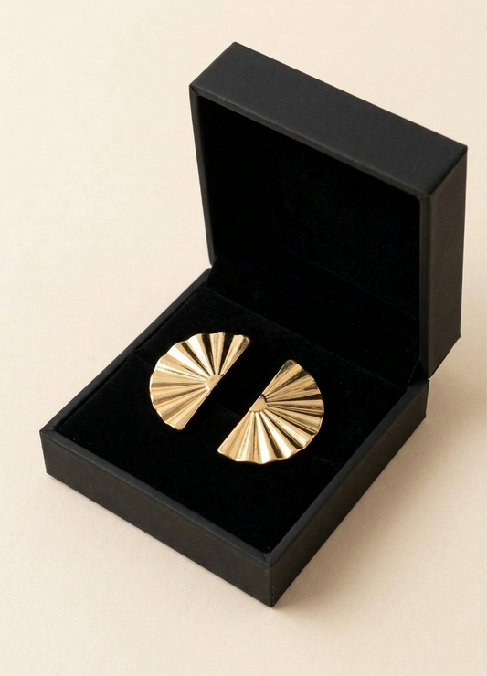 Golden Edge Earrings