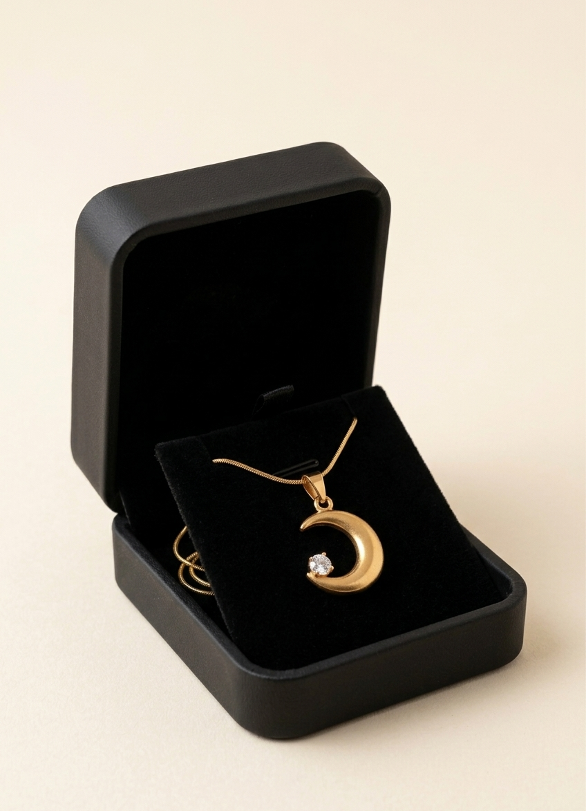 Midnight Moonstone Necklace
