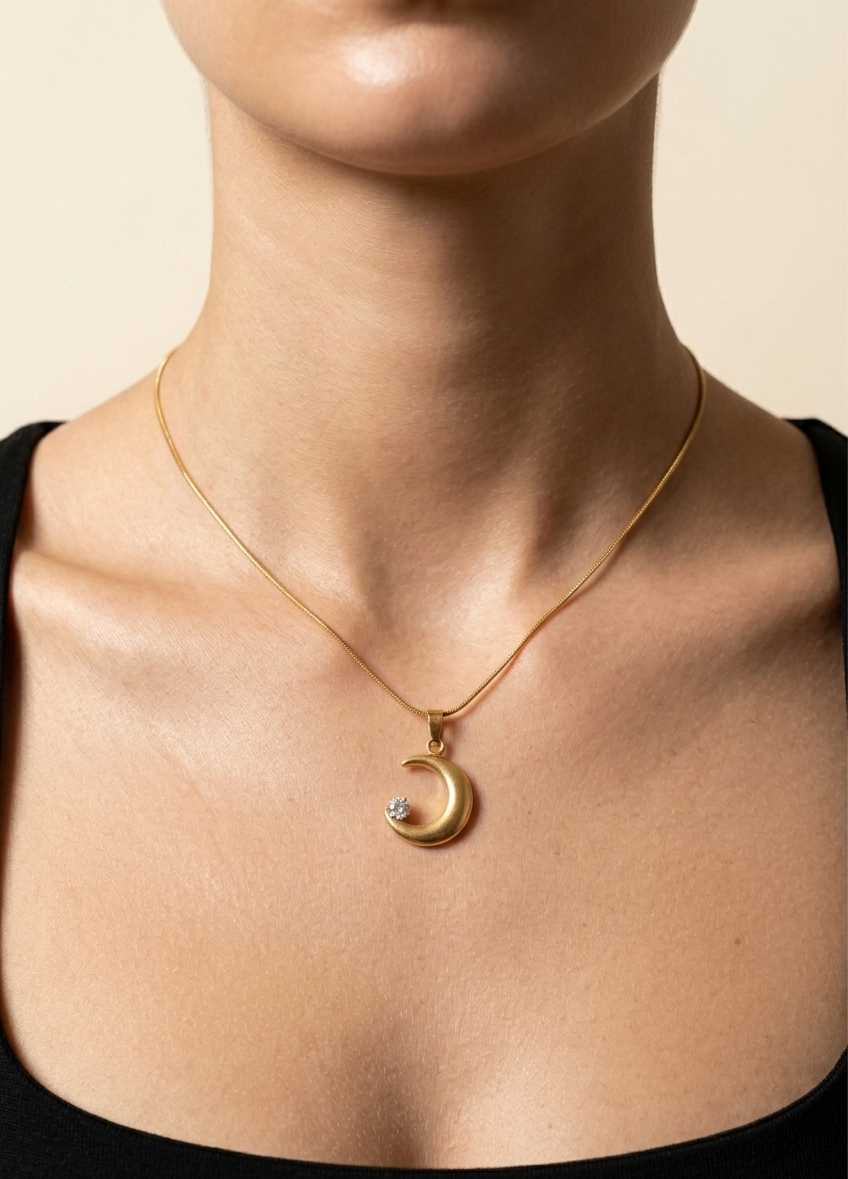 Midnight Moonstone Necklace