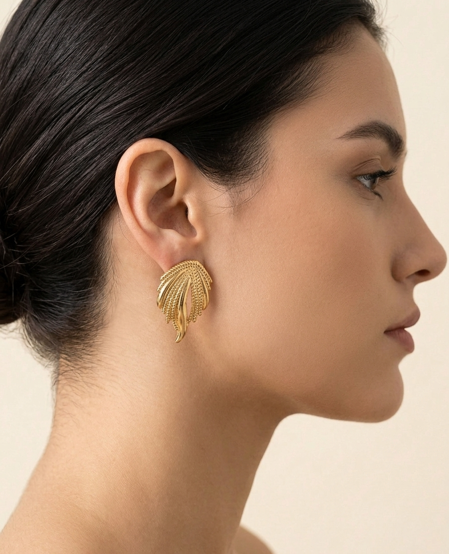 Leaf Whisper Earrings