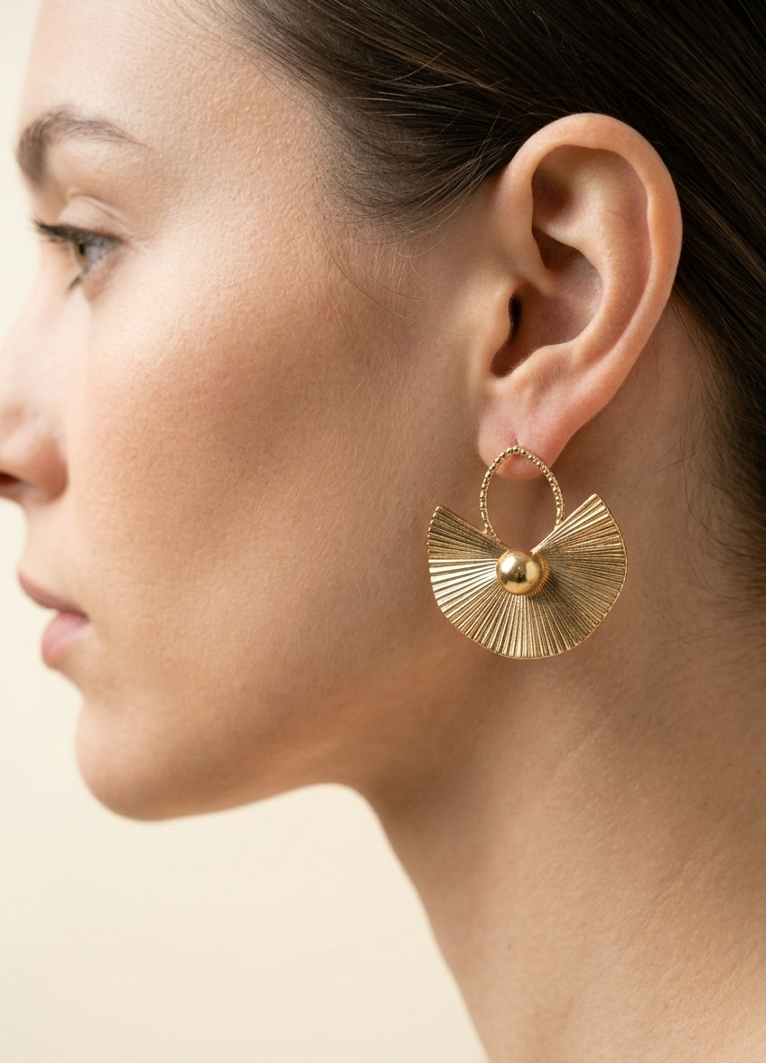 Sunray Fan Earrings