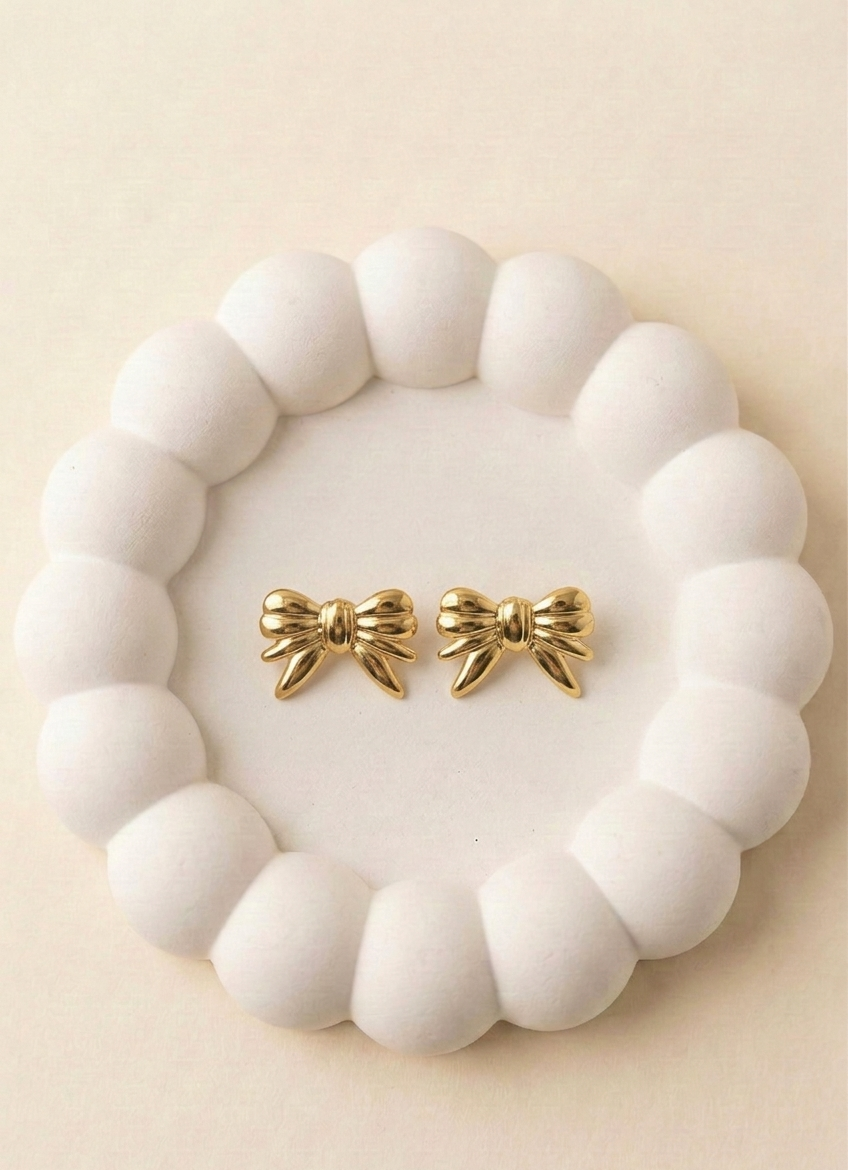 Mini Luxe Bow Earrings