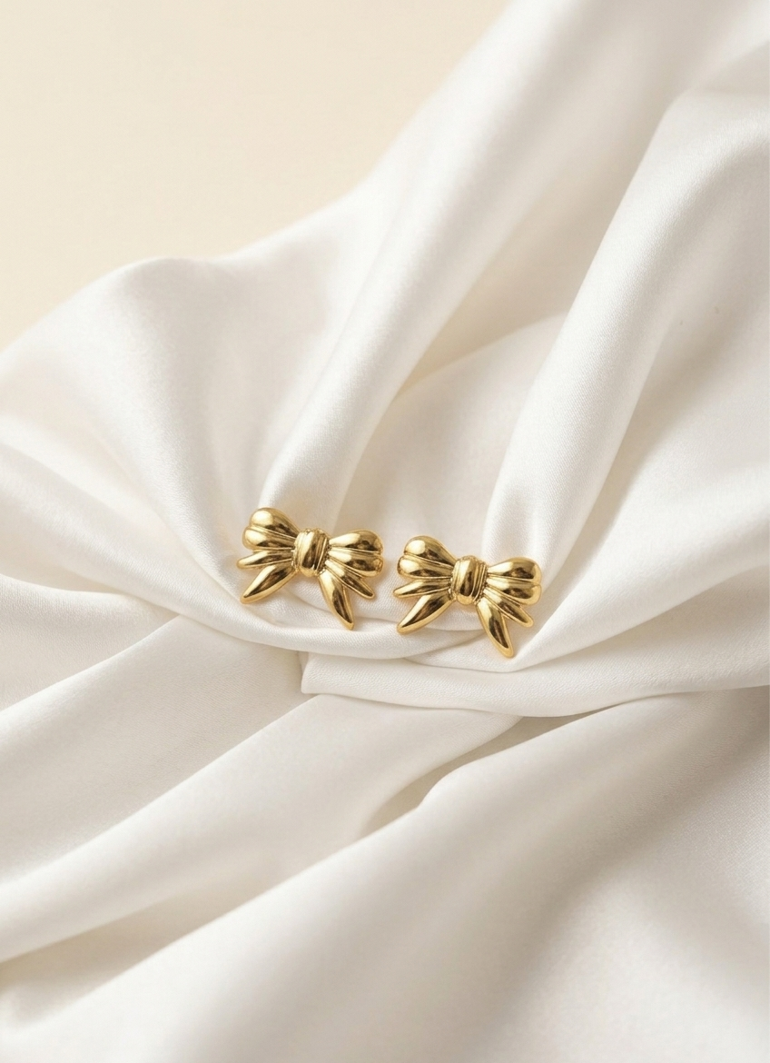 Mini Luxe Bow Earrings