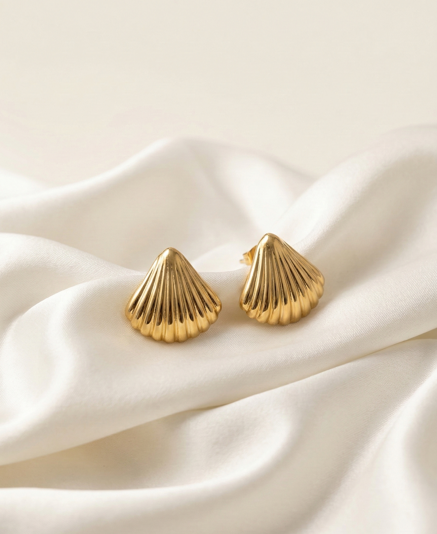Golden Shore Hoop Earrings