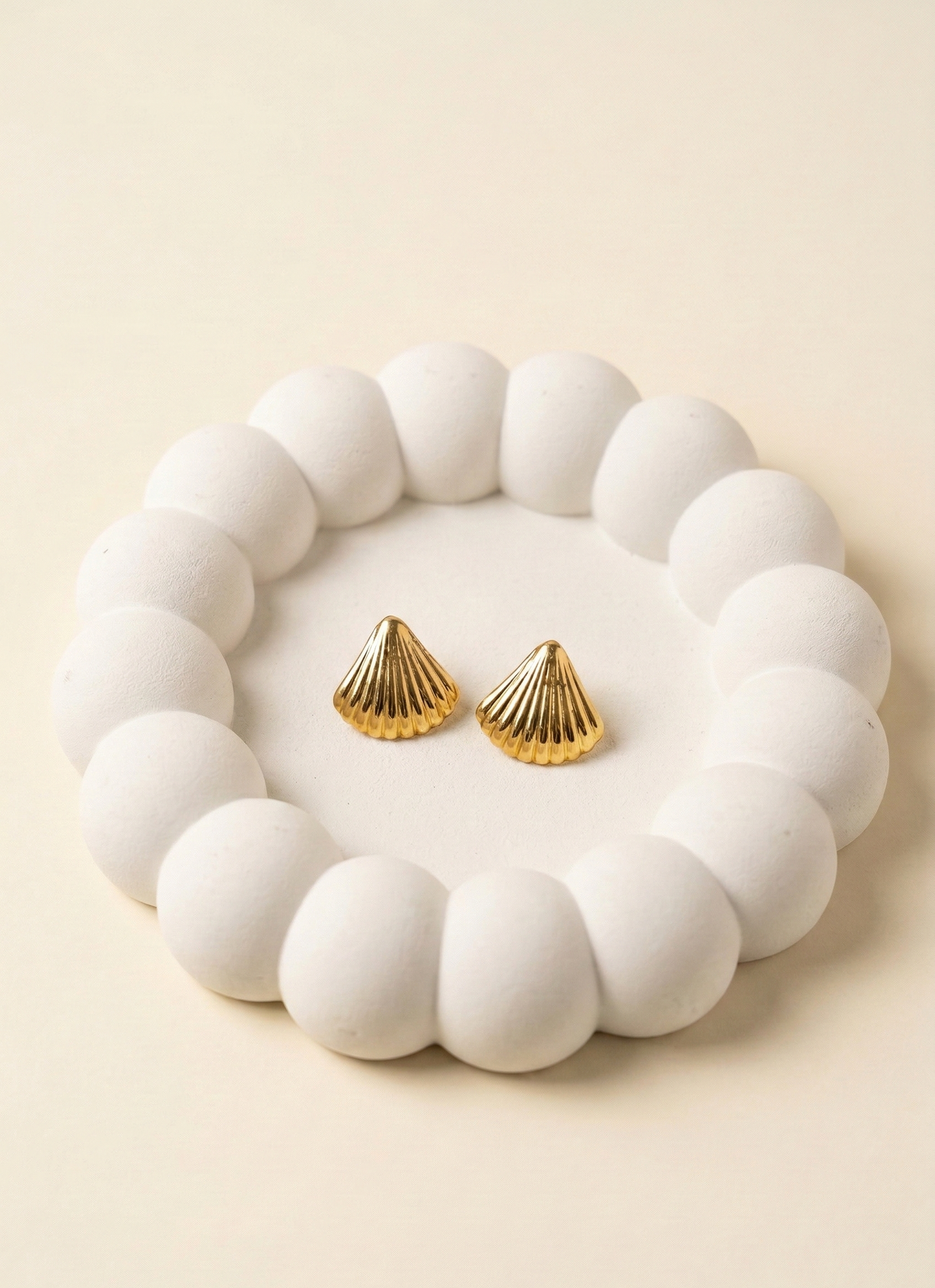 Golden Shore Hoop Earrings