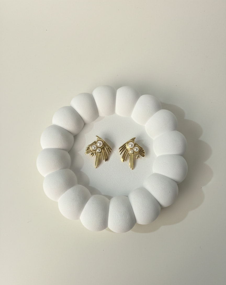 Royal Pearl Drop Earrings