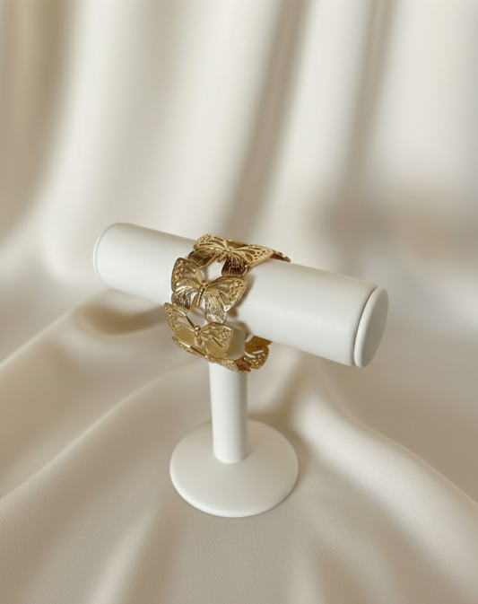Butterfly Bloom Cuff Bracelet
