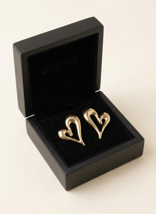Golden Love Party Earrings