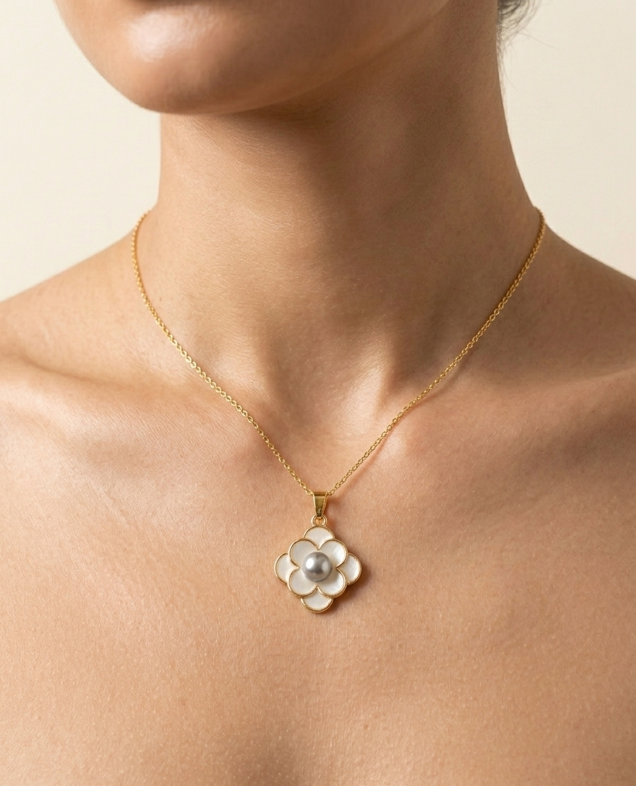 Luminous Pearl Necklace