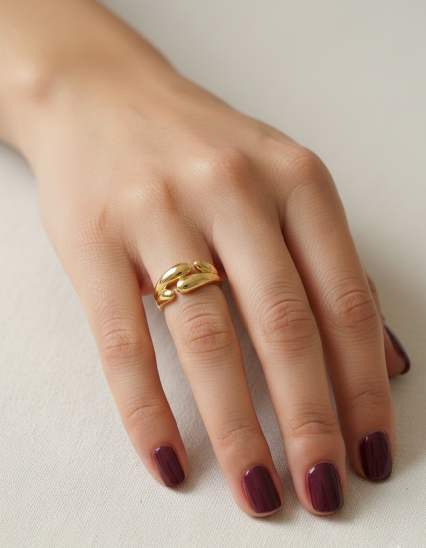 Golden Romance Ring