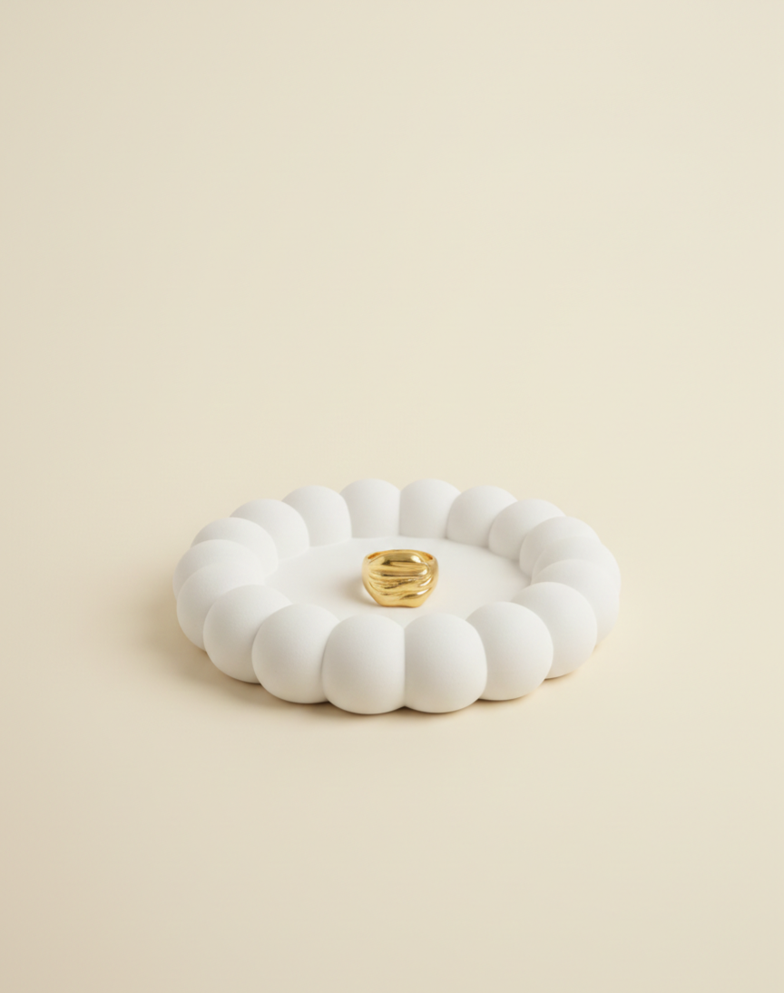 Golden Wave Ring