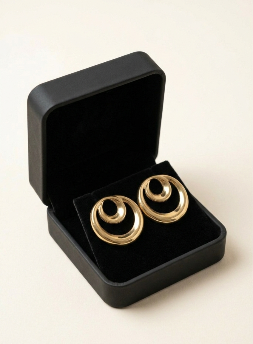 Golden Loop Earrings
