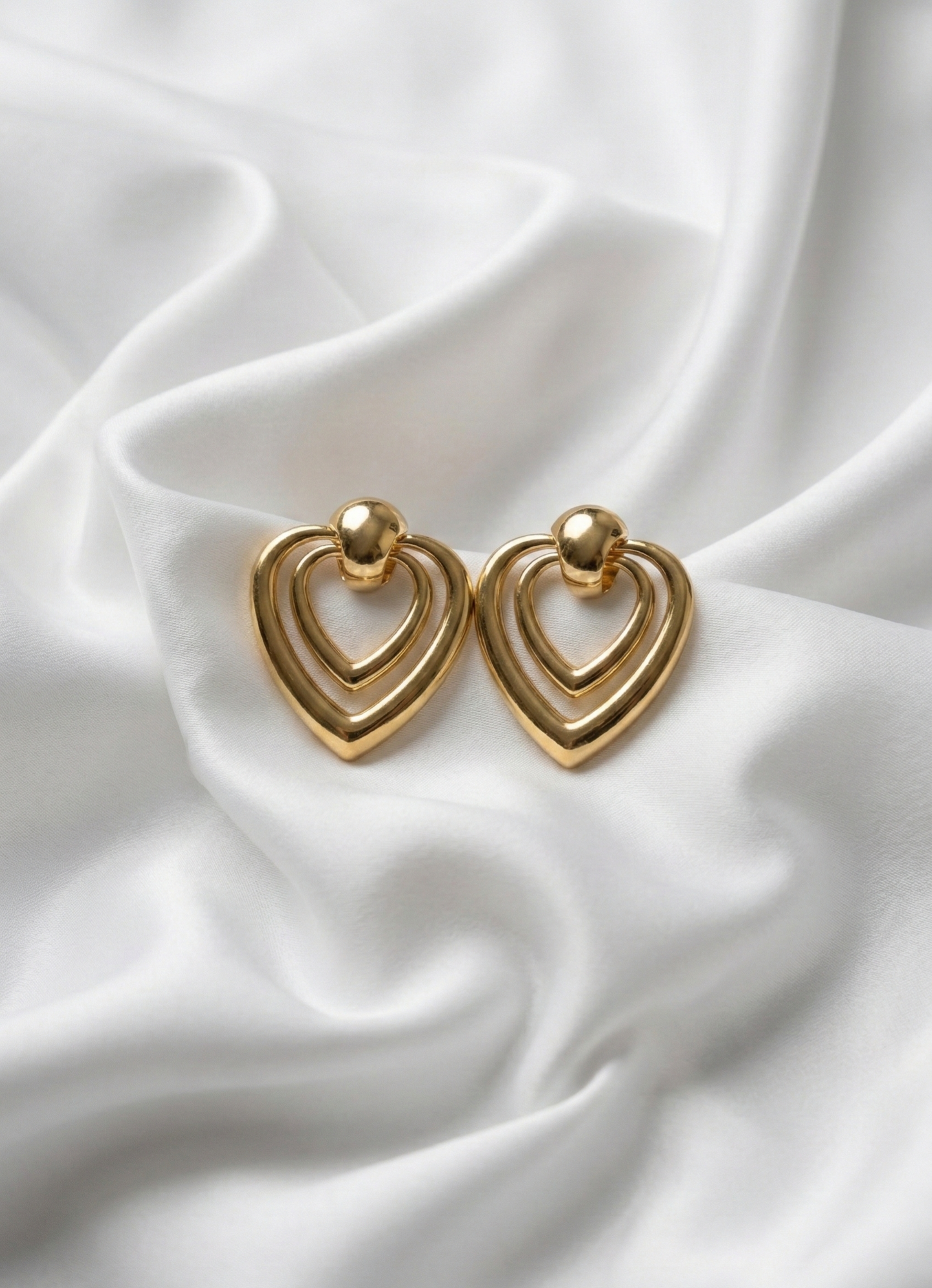 Twin Heart Earrings