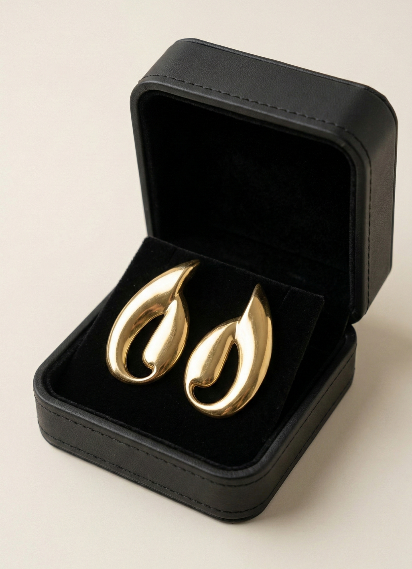 Golden Flame Earrings