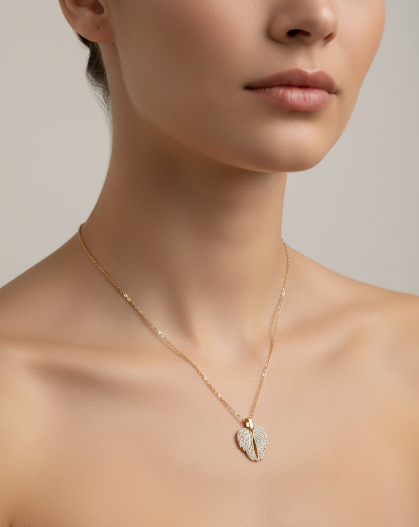 Angel Wings Spark Necklace